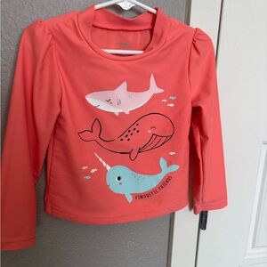 Simple Joys Bright Coral Top